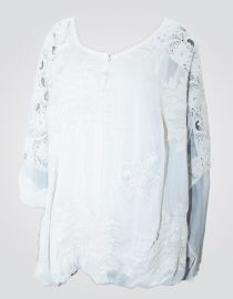 Blusa de Seda con Encaje - Image 3