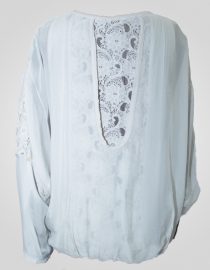 Blusa de Seda con Encaje - Image 4