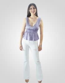 Blusas lila 2020 hotsell