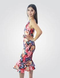 Vestido con Flores de Colores - Image 2
