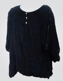 Blusa de Seda con Encaje - Image 2