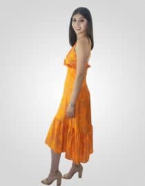 Vestido de Tirantes con Flores - Image 2