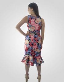 Vestido con Flores de Colores - Image 3