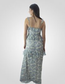 Vestido Largo con Flores - Image 2