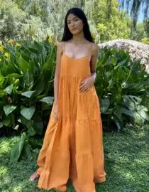 VESTIDO NARANJA