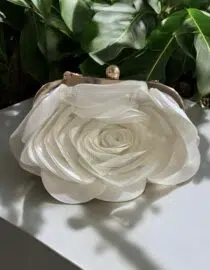 BOLSA DE MANO FLOR